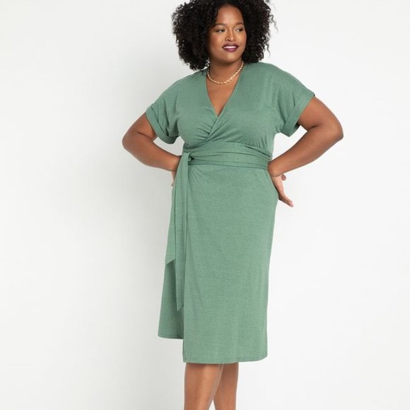 obi wrap dress